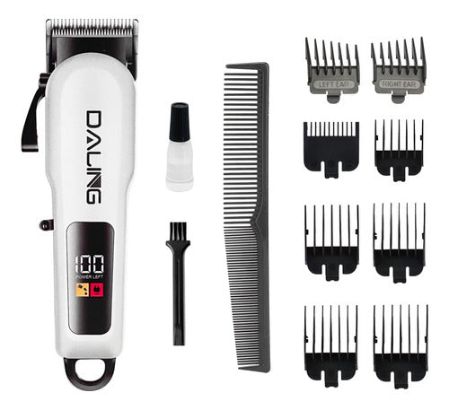 Cortadora De Pelo Máquina Cortar Cabello Barba Inalámbrica