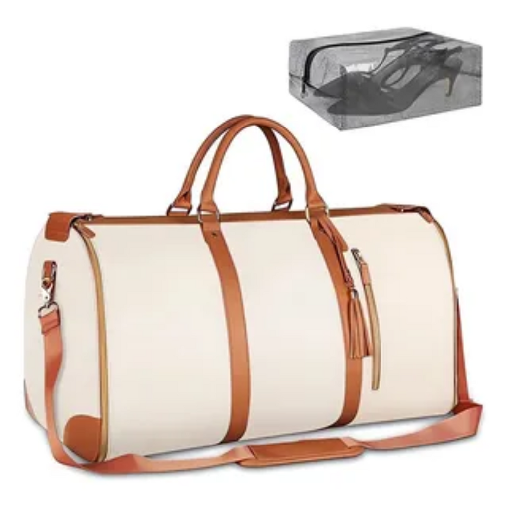 Bolso simil cuero extensible