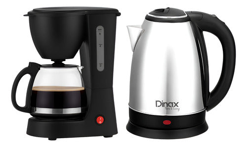 Combo Pava Eléctrica Y Cafetera Semi Automática De Filtro